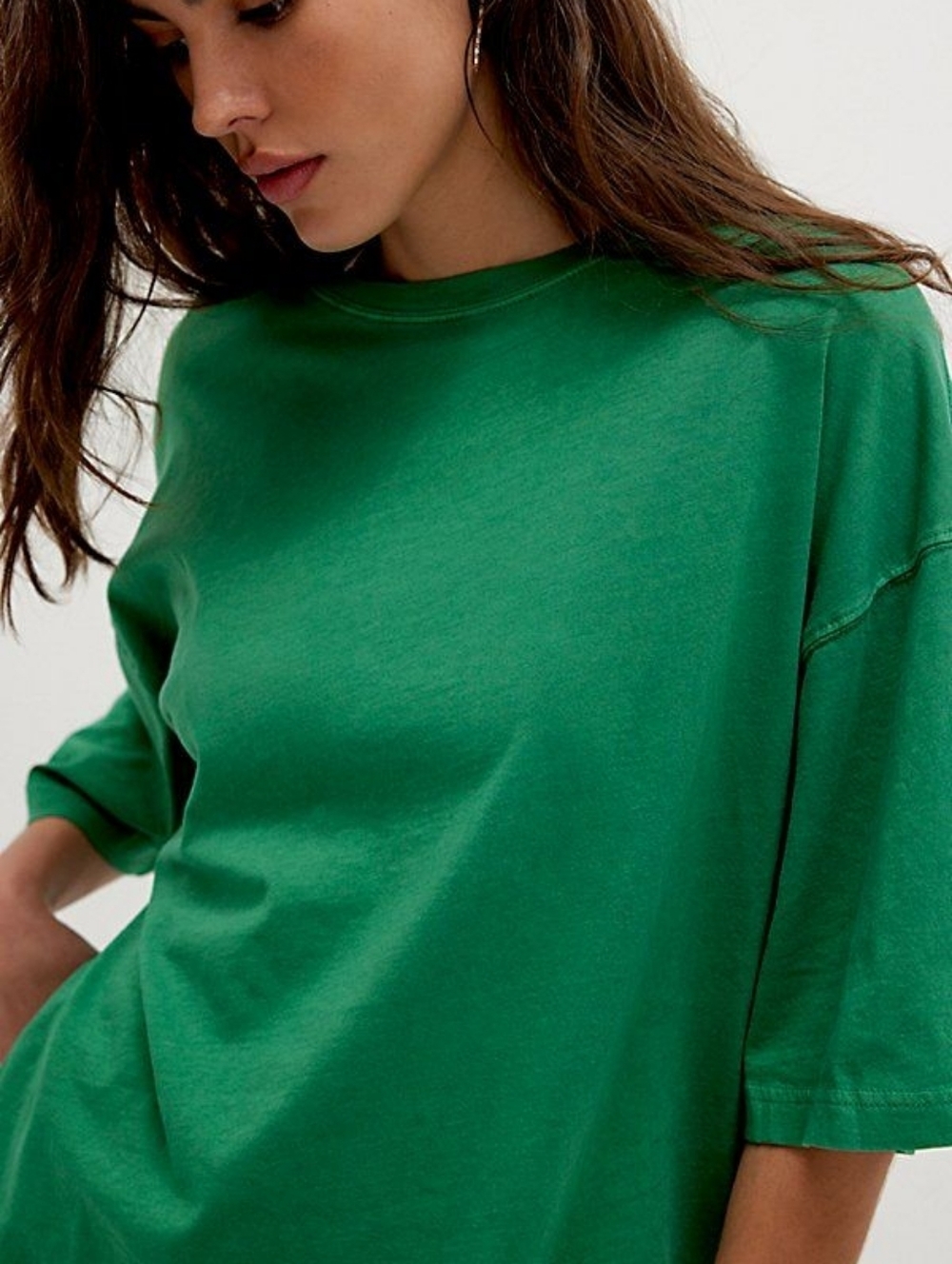 NWOTS "FP X We The Free"  Perfect Oversized Tee  In Jolly Green. Size XL